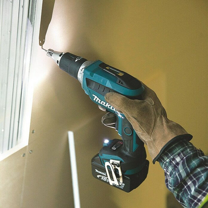 Makita LXT 18V Atornillador de batería DFS452AJX2 (18 V, 2 baterías, 2 Ah) | BAUHAUS