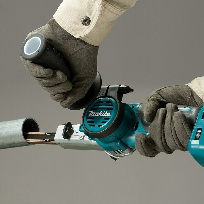 Makita LXT 18V Lijadora de banda estrecha de batería DBS180 (18 V, Sin batería, Velocidad de cinta: 600 m/min - 1.700 m/min) | BAUHAUS