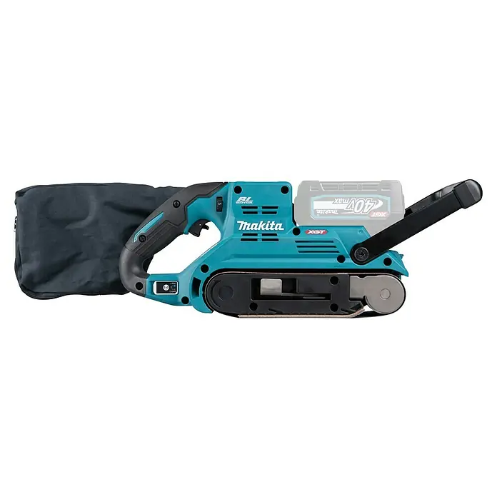 Makita XGT 40V max. Lijadora de banda de batería BS001G - 40 V, Sin batería - La lijadora de banda inalámbrica Makita XGT para un lijado eficiente con alta potencia y libertad sin cables.
