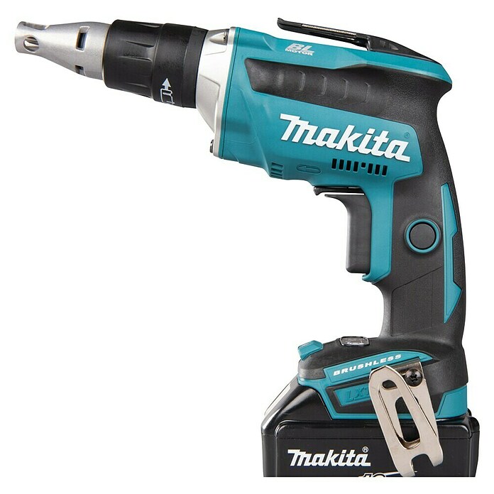 Makita LXT 18V Atornillador de batería DFS452AJX2 (18 V, 2 baterías, 2 Ah) | BAUHAUS