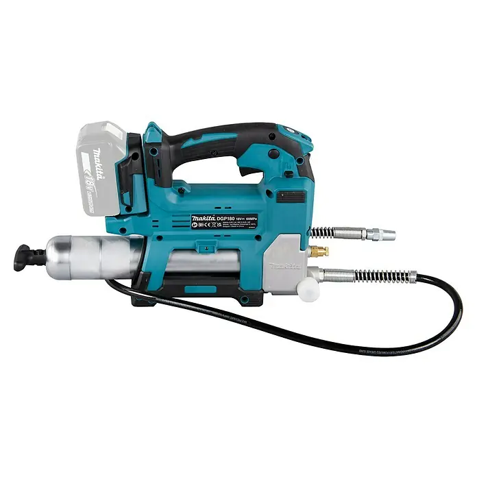 Makita LXT 18V Pistola de engrase de batería DGP180 - 18 V, Sin batería - Pistola de engrase inalámbrica Makita DGP180, una herramienta de alto rendimiento para lubricar maquinaria con precisión.