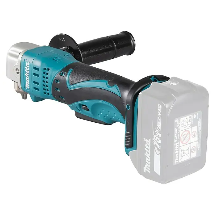 Makita LXT 18V Akku-Winkelbohrmaschine DDA350Z - Ohne Akku, Leerlaufdrehzahl: 1.800 U/min - Akku-Winkelschleifer von Makita, ideal für präzise Schleifarbeiten. Robust, leistungsstark und mit ergonomischem Design für komfortable Handhabung.