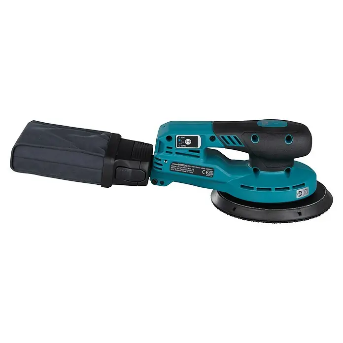 Makita XGT 40V max. Akku-Exzenterschleifer BO002CGZ - 40 V, Ohne Akku, Durchmesser Schleifteller: 150 mm - Der Makita Exzenterschleifer mit Staubfangsack ist ein leistungsstarkes Werkzeug für feine Schleifarbeiten mit effizienter Staubabsaugung.