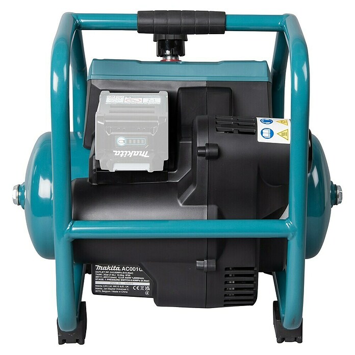 Makita XGT 40V max. Compresor de batería AC001GZ (40 V, Sin batería, 9,3 bar) | BAUHAUS