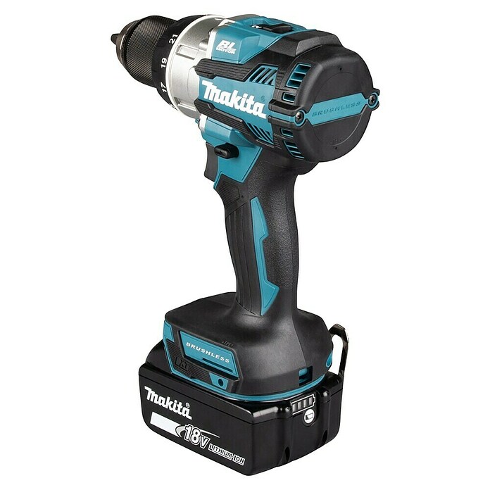 Makita LXT 18V Taladro atornillador de batería DDF489 (18 V, 2 baterías, 73 Nm) | BAUHAUS