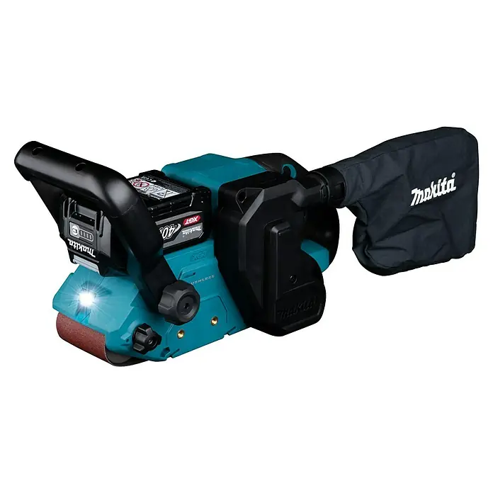 Makita XGT 40V max. Akku-Bandschleifer BS001GZ - 40 V, Ohne Akku - Makita Akku-Bandschleifer für professionelle Schleifarbeiten mit hoher Leistung und Staubabsaugung. Ideal für Handwerker und Heimwerker.