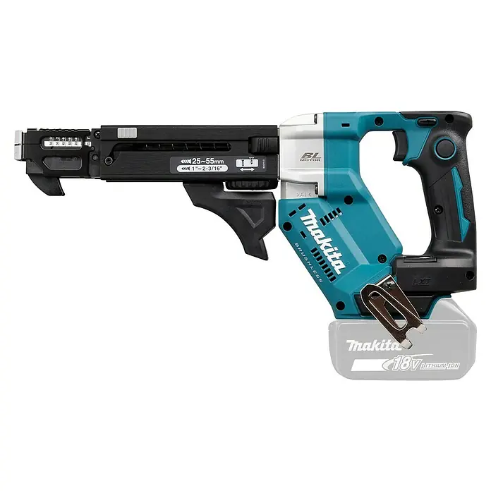 Makita LXT 18V Atornillador para placas de yeso de batería DFR551Z - 18 V, Sin batería, 6.000 r.p.m. - Atornillador para placas de yeso Makita a batería con alimentación automática, ideal para instalaciones eficientes y precisas.