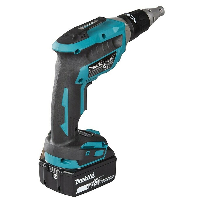 Makita LXT 18V Atornillador de batería DFS452AJX2 (18 V, 2 baterías, 2 Ah) | BAUHAUS