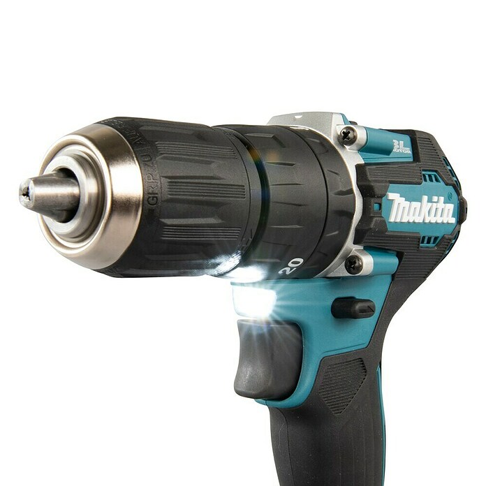 Makita LXT 18V Taladro atornillador percutor de batería DHP487 (18 V, Sin batería, 40 Nm) | BAUHAUS