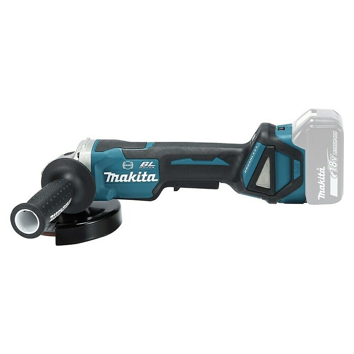 Makita LXT 18V Amoladora angular de batería DGA517Z (18 V, Sin batería, Diámetro disco: 125 mm) | BAUHAUS