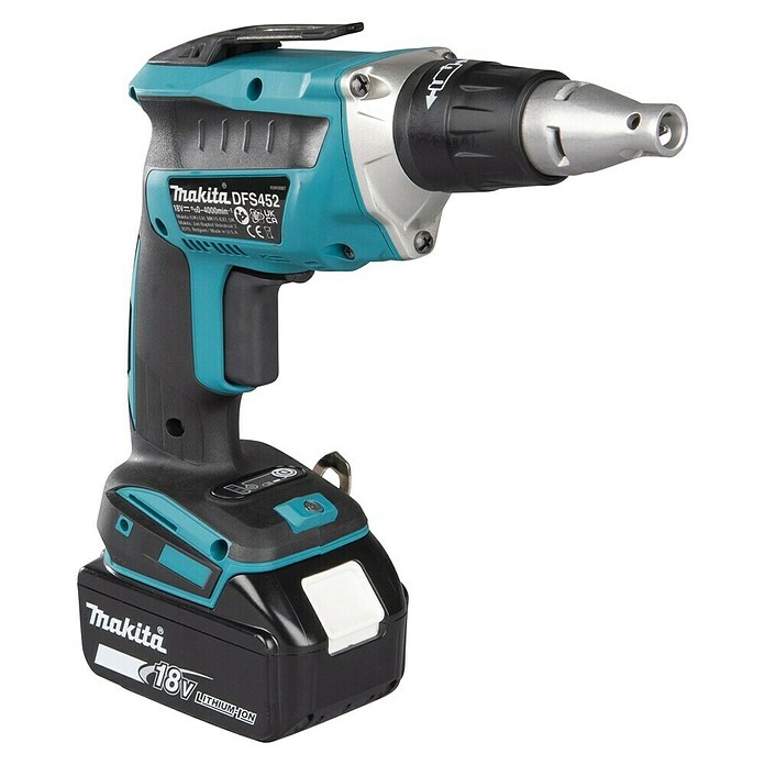 Makita LXT 18V Atornillador de batería DFS452AJX2 (18 V, 2 baterías, 2 Ah) | BAUHAUS