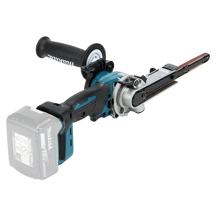 Makita LXT 18V Lijadora de banda estrecha de batería DBS180 (18 V, Sin batería, Velocidad de cinta: 600 m/min - 1.700 m/min) | BAUHAUS