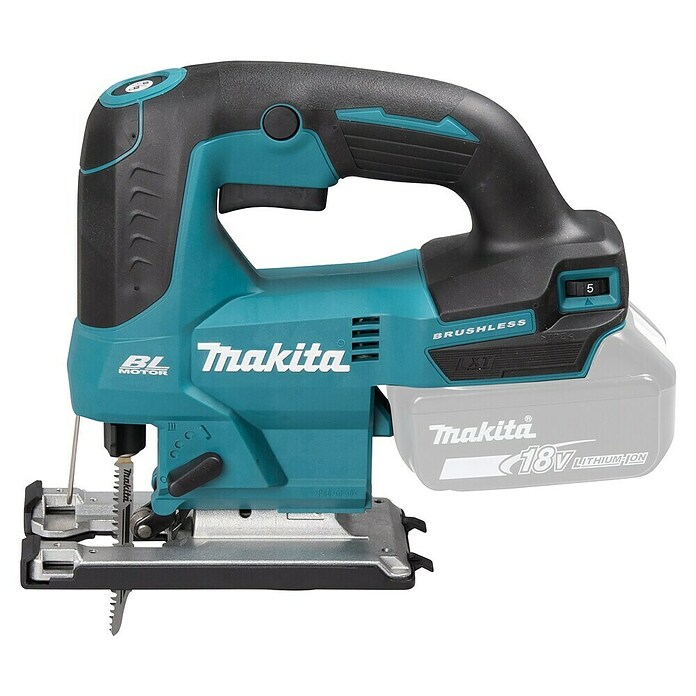 Makita LXT 18V Sierra de calar a batería con acción pendular DJV184Z (18 V, Sin batería, Número de carreras marcha en vacío: 3.000 /min) | BAUHAUS