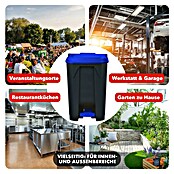 Treteimer Olaf (80 l, Kunststoff, Blau) | BAUHAUS