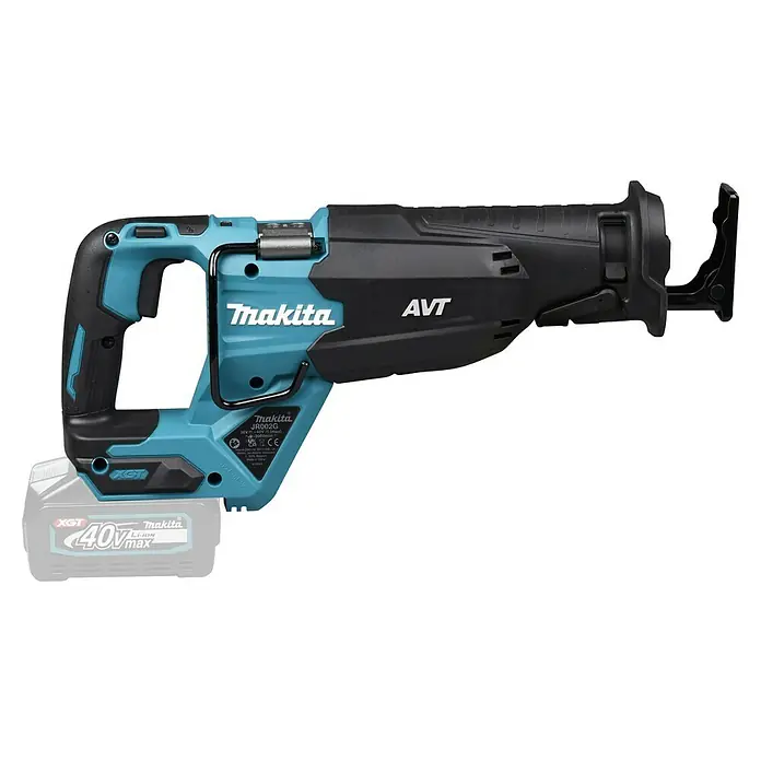 Makita XGT 40V max. Akku-Säbelsäge JR002GZ - 40 V, Ohne Akku, Leerlaufhubzahl: 3.000 /min - Makita Akku-Reciprosäge mit AVT und 40V max Akku für vibrationsarmes Sägen. Das ideale Werkzeug für Profis.