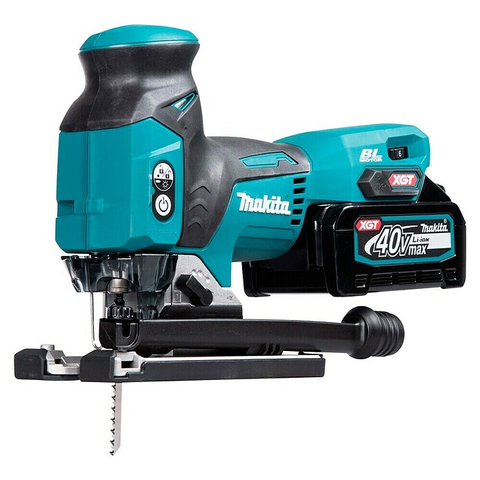 Makita XGT 40V max. Sierra de calar a batería con acción pendular JV001GZ (40 V, Sin batería, Número de carreras marcha en vacío: 800 /min - 3.500 /min) | BAUHAUS
