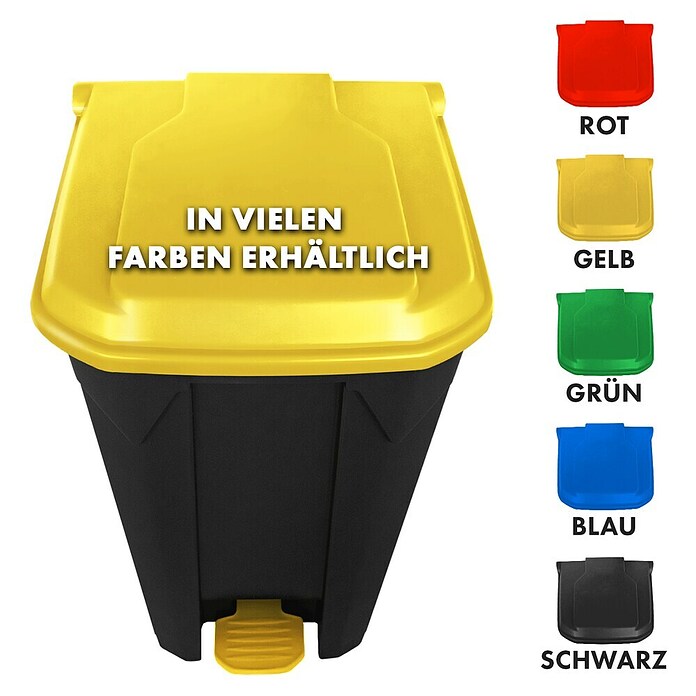 Treteimer Olaf (50 l, Kunststoff, Gelb) | BAUHAUS