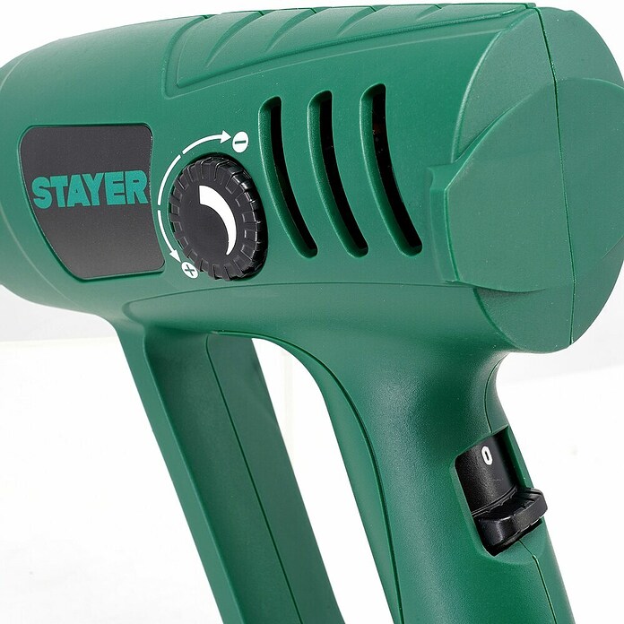 Stayer Pistola de aire caliente SUH2000EK (2.000 W, 50 °C - 600 °C) | BAUHAUS