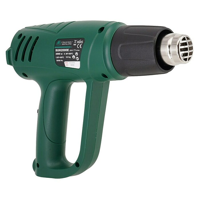 Stayer Pistola de aire caliente SUH2000EK (2.000 W, 50 °C - 600 °C) | BAUHAUS