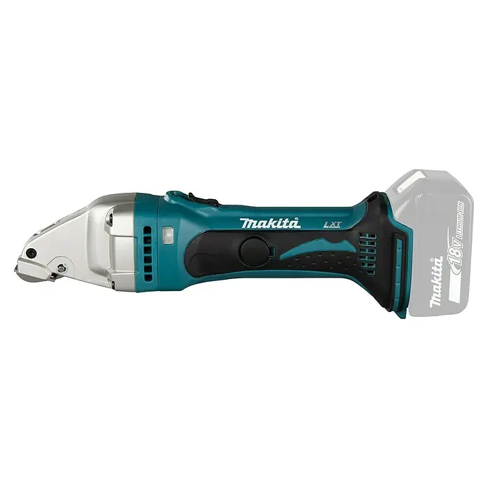 Makita LXT 18V Cizalla de batería DJS161Z - 18 V, Sin batería, Número de carreras marcha en vacío: 4.300 /min - Cizalla de metal inalámbrica Makita con un diseño robusto para cortes precisos. Ideal para aplicaciones profesionales.