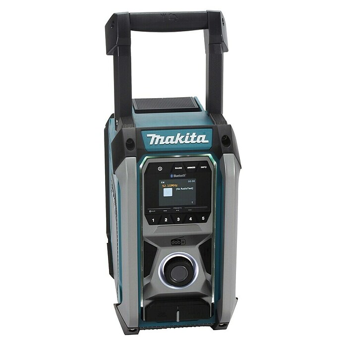 Makita Radio de batería para la obra MR007G (40 V, Sin batería, 87,5 - 108 MHz (VHF/FM)) | BAUHAUS