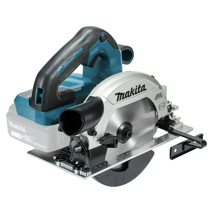Makita LXT 18V Sierra circular de batería DHS661ZU - 18 V, Sin batería, Diámetro hoja de sierra: 165 mm, 5.000 r.p.m. - La sierra circular inalámbrica Makita ofrece cortes precisos. Ideal para carpintería, con batería potente para flexibilidad sin cables.
