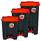 Treteimer Olaf (80 l, Kunststoff, Rot) | BAUHAUS