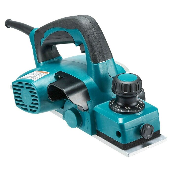 Makita Cepilladora de mano KP0800 (620 W, Anchura del cepillo: 82 mm, Profundidad de ranura: 9 mm) | BAUHAUS