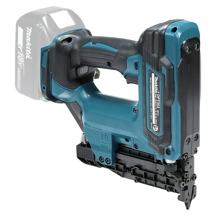 Makita LXT 18V Clavadora de batería DPT353Z (18 V, Sin batería, Longitud del clavo: 15 mm - 35 mm) | BAUHAUS