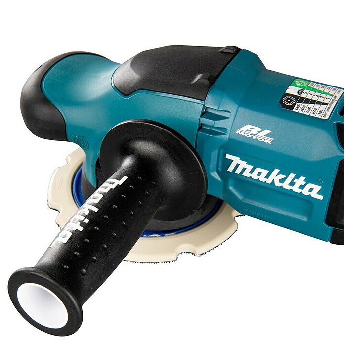 Makita LXT 18V Pulidora excéntrica de batería DPO600 (18 V, Sin batería, Diámetro plato de pulir: 150 mm) | BAUHAUS