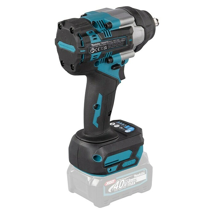 Makita XGT 40V max. Llave de impacto de batería TW007GZ (40 V, Sin batería, 760 Nm) | BAUHAUS