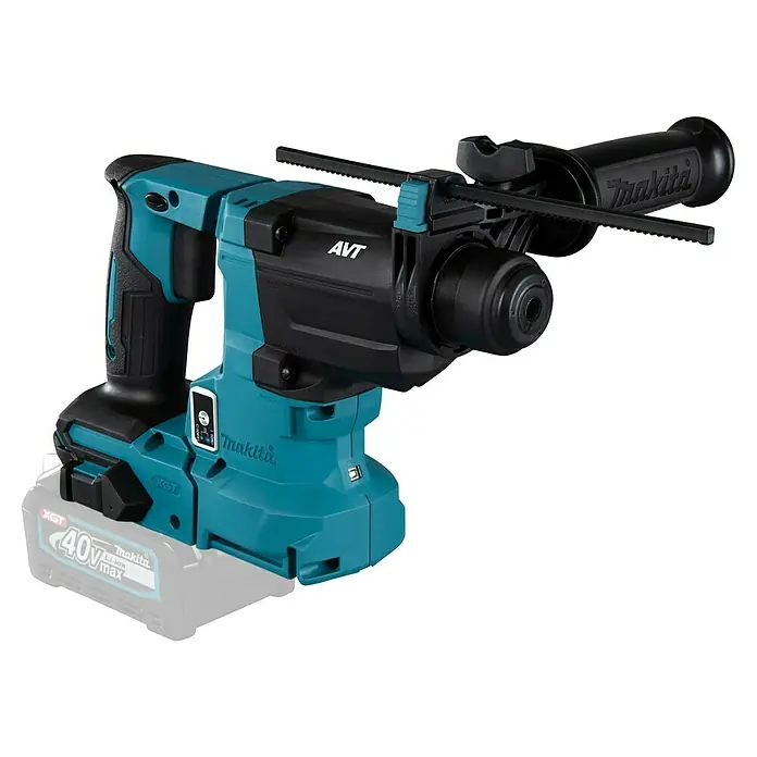 Makita XGT 40V max. Martillo combinado de batería HR010GZ - 40 V, Sin batería, 2,1 J - Martillo rotatorio inalámbrico de Makita, una herramienta potente para tareas de perforación exigentes. Ideal para profesionales y aficionados al bricolaje.