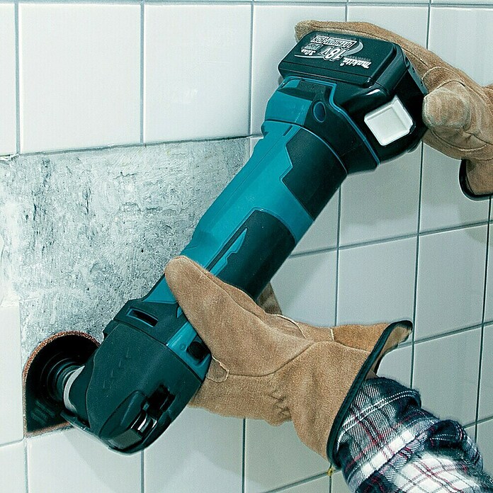 Makita LXT 18V Multiherramienta de batería DTM51 (18 V, 1 batería, 5 Ah) | BAUHAUS