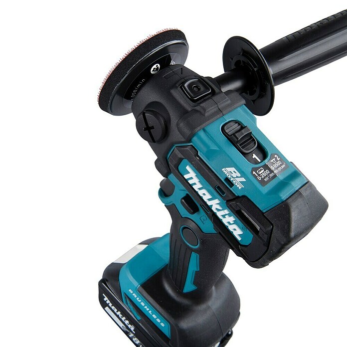 Makita LXT 18V Lijadora pulidora de batería DPV300Z (18 V, Sin batería, Número de revoluciones de marcha en vacío: 9.500 r.p.m.) | BAUHAUS
