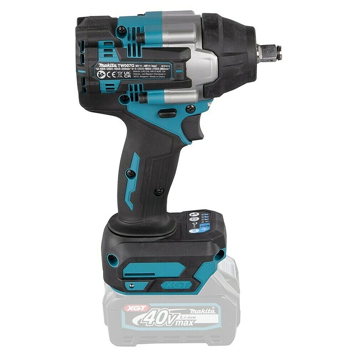 Makita XGT 40V max. Llave de impacto de batería TW007GZ (40 V, Sin batería, 760 Nm) | BAUHAUS