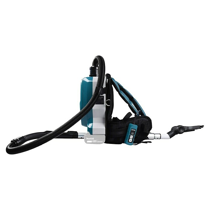 Makita LXT 18V Aspiradora con mochila de batería DVC261ZX15 (36 V, Sin batería, Volumen de recipiente: 2 l) | BAUHAUS