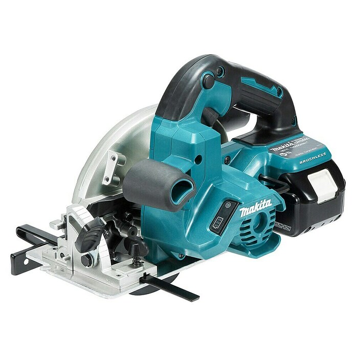 Makita LXT 18V Sierra circular de batería DHS660RTJ (18 V, 2 baterías, 5 Ah, Diámetro hoja de sierra: 165 mm, 5.000 r.p.m.) | BAUHAUS
