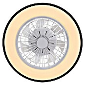 Just Light Ventilador de techo Leno (Negro, 49 cm, 48 W, RGB) | BAUHAUS