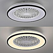 Just Light Ventilador de techo Leno (Negro, 49 cm, 48 W, RGB) | BAUHAUS