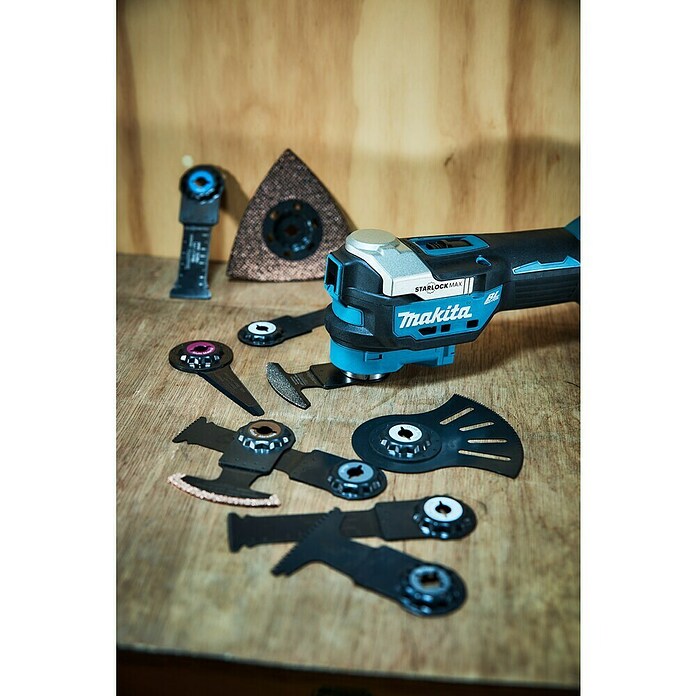 Makita LXT 18V Multiherramienta de batería DTM52RTJX2 (18 V, 1 batería) | BAUHAUS