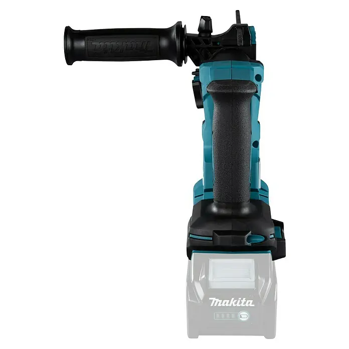 Makita XGT 40V max. Martillo combinado de batería HR010GZ - 40 V, Sin batería, 2,1 J - Taladro inalámbrico Makita con mango auxiliar. Asegura un trabajo preciso y cómodo con el dispositivo inalámbrico Makita. Ideal para tareas exigentes.