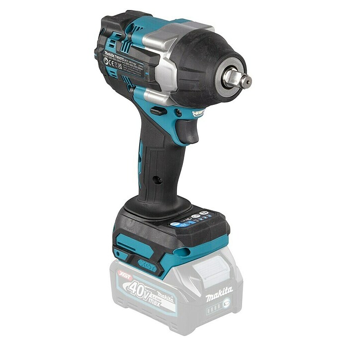 Makita XGT 40V max. Llave de impacto de batería TW007GZ (40 V, Sin batería, 760 Nm) | BAUHAUS
