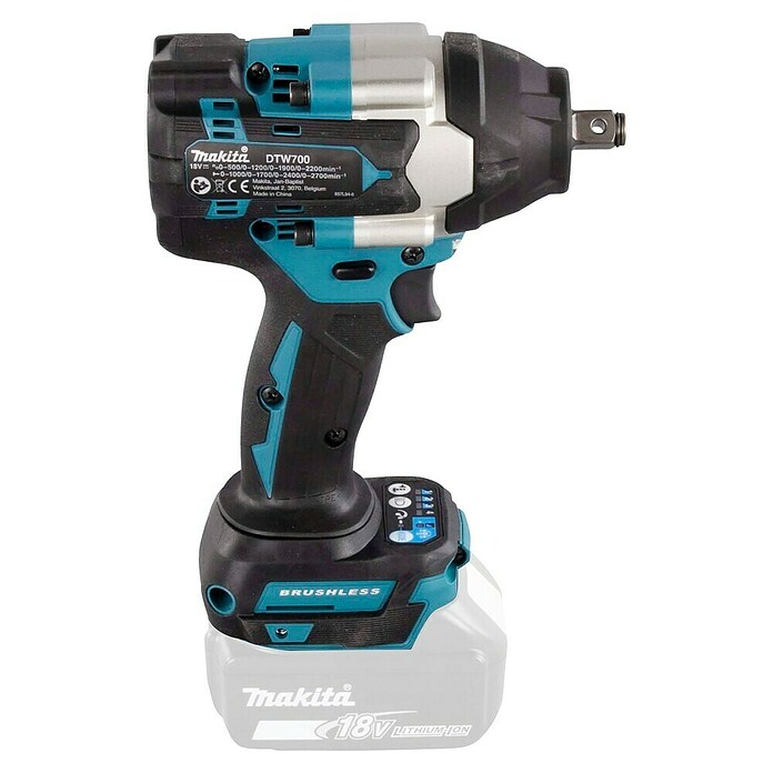 Makita LXT 18V Llave de impacto de batería DTW700Z (18 V, Sin batería, 700 Nm, Número máx. de impactos: 2.700 /min) | BAUHAUS