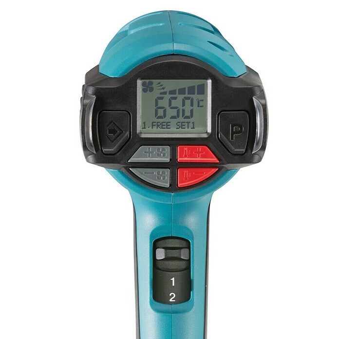 Makita Pistola de aire caliente HG6531C (2.000 W, Rango de temperaturas: 50 °C - 650 °C) | BAUHAUS