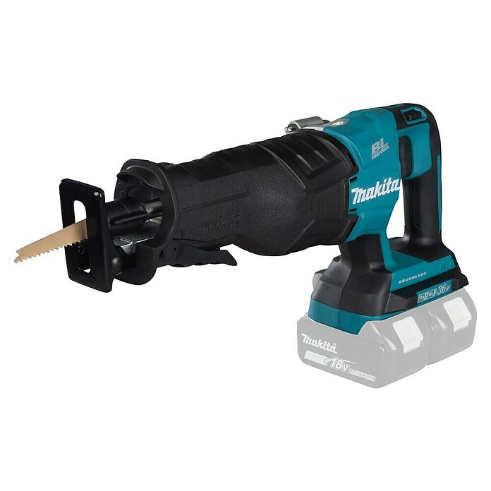 Makita LXT 18V Sierra de sable de batería DJR360ZK (36 V, Sin batería) | BAUHAUS