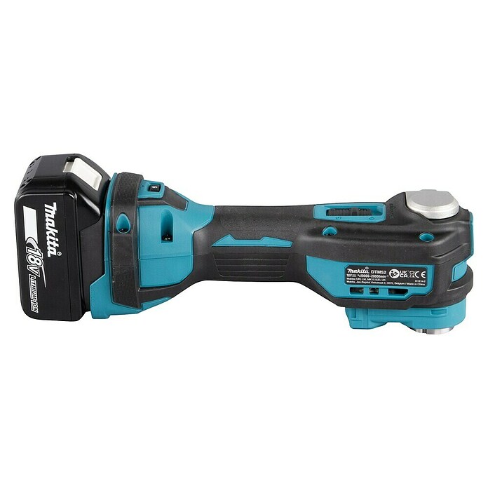 Makita LXT 18V Multiherramienta de batería DTM52RTJX2 (18 V, 1 batería) | BAUHAUS