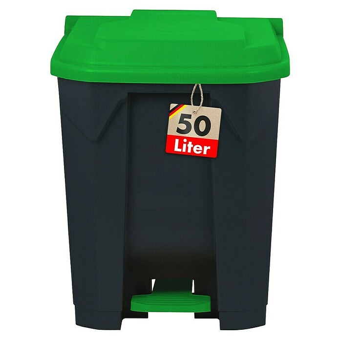 Treteimer Olaf (50 l, Kunststoff, Grün) | BAUHAUS