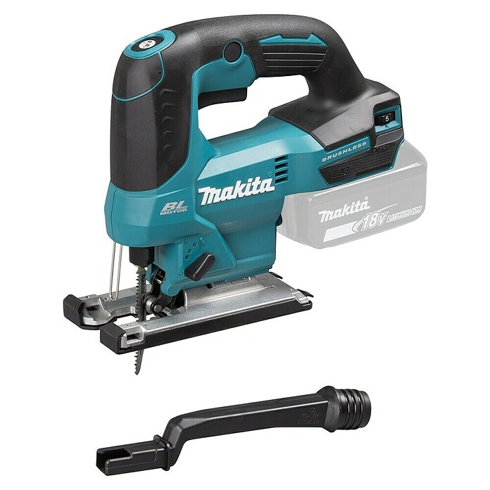 Makita LXT 18V Sierra de calar a batería con acción pendular DJV184Z (18 V, Sin batería, Número de carreras marcha en vacío: 3.000 /min) | BAUHAUS
