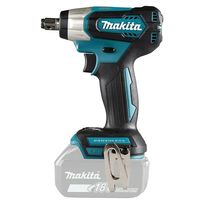 Makita LXT 18V Llave de impacto de batería DTW181 - 18 V, Sin batería, 210 Nm - Se muestra una llave de impacto inalámbrica Makita.