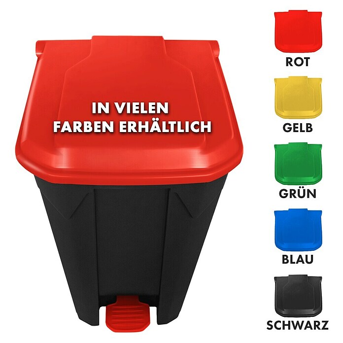 Treteimer Olaf (50 l, Kunststoff, Rot) | BAUHAUS